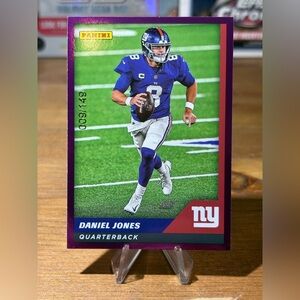 #9 Daniel Jones 2021 Panini Sticker & Card Collection - Cards Purple #/149